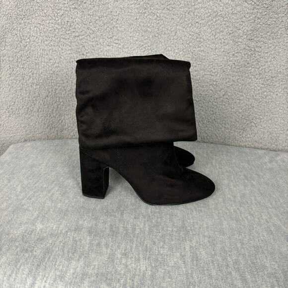 Chinese Laundry Womens Boots Size 9 Black Suedette office event goth - Picture 3 of 16
